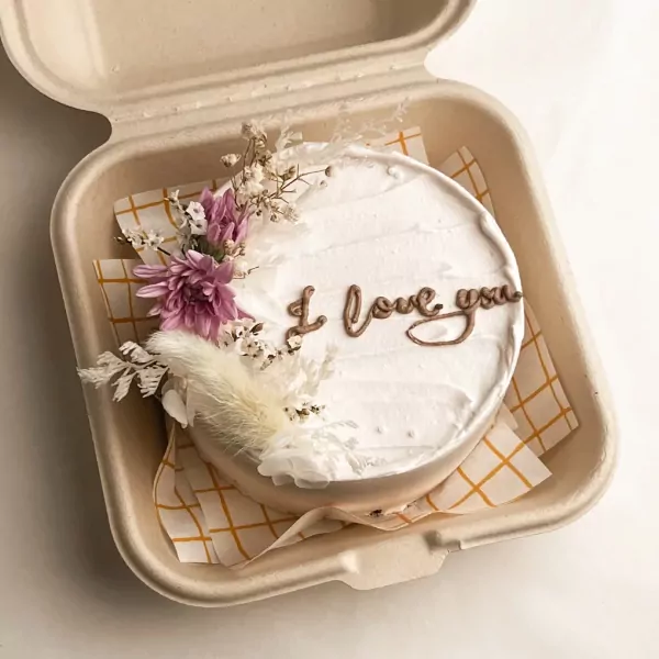 Purple Bloom Bento Cake - Standard