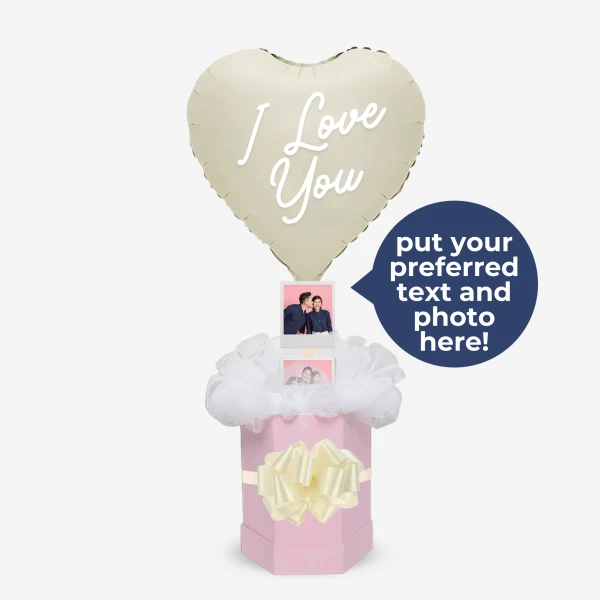 Floating Heart Balloon Box - Standard