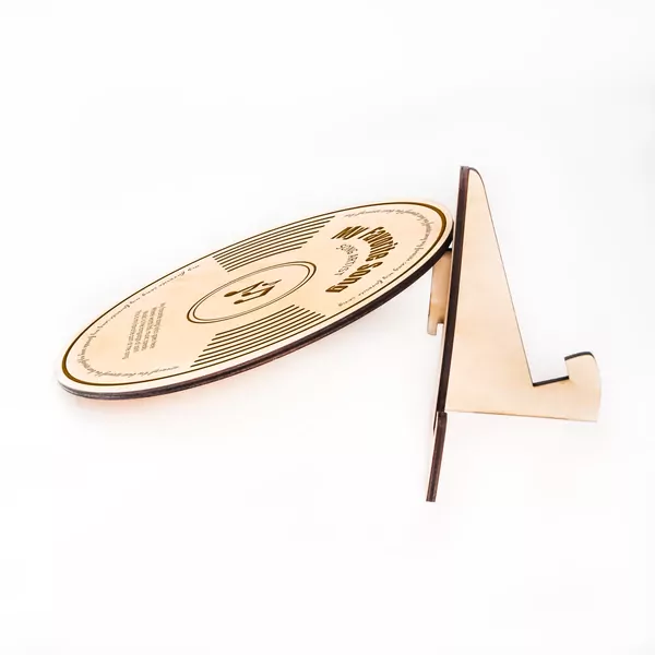 Personalized Wooden Vinyl Record - default