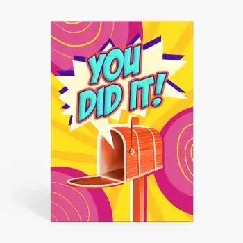 You Did It! Greeting Card - Standard