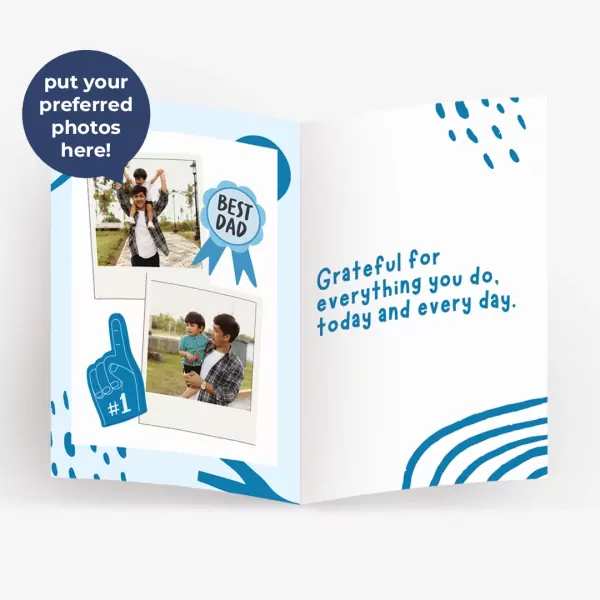 Personalized Dad Greeting Card - Standard