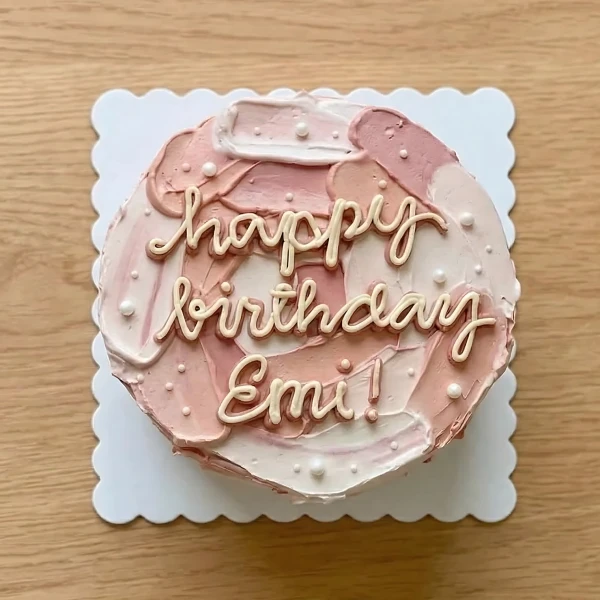 Pink Palette Message Cake - Standard