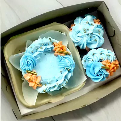Chic Pastel Dreams Cupcake Set - Regular Bundle - Chocolate