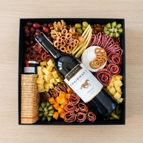Grazing Festive Box with Shiraz - Standard