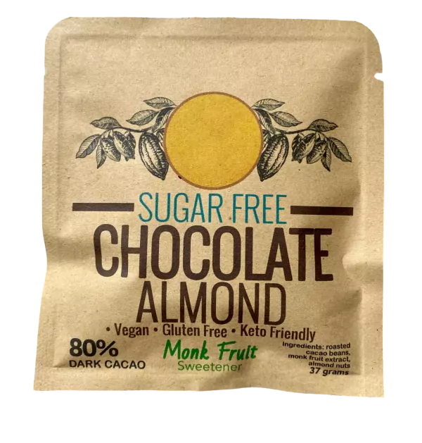 Cacao Bliss Bar - Chocolate Almond No Sugar