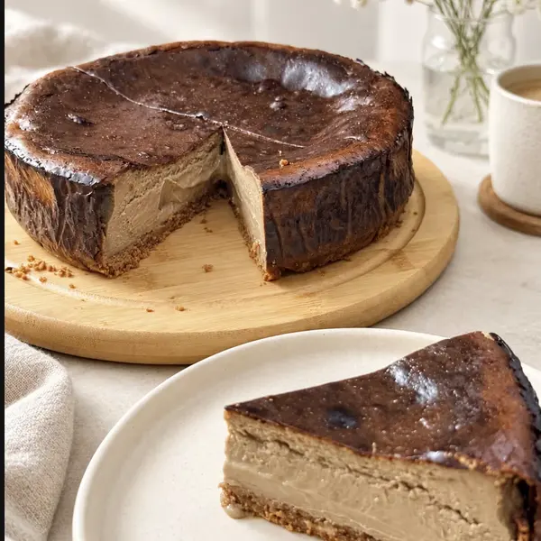 Hojicha Basque Cheesecake 2