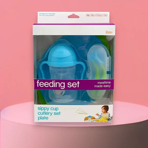 Toddler Feeding Set - blueberry
