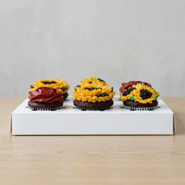 Sunny and Rosy Cupcakes - Standard
