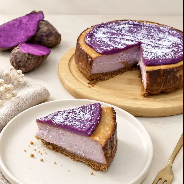 Ube Basque Cheesecakes 3