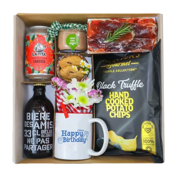 Toast and Treats Gourmet Box - Happy Birthday Box