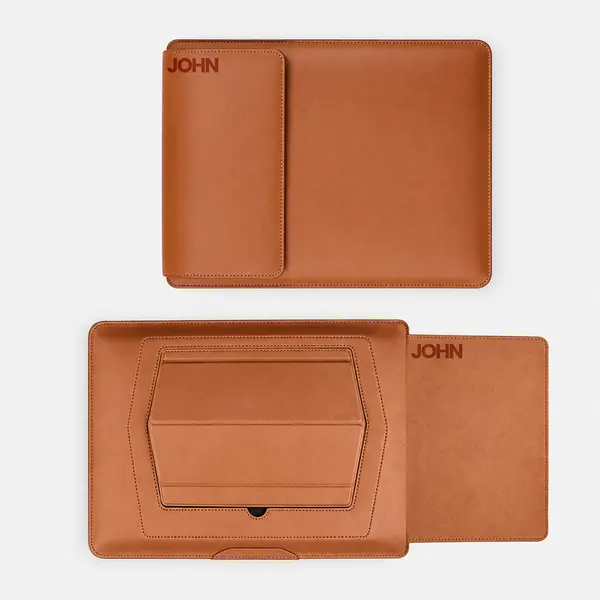 Custom Leather Laptop Sleeve 1