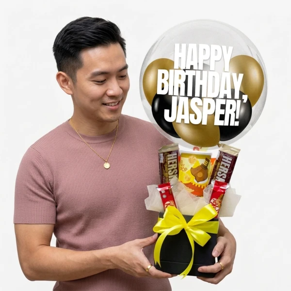 Personalized Snack Balloon Box