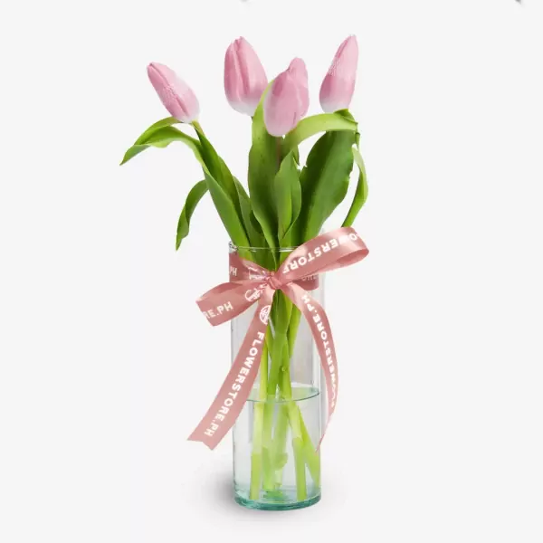 Pink Tulips (5 Stems) - default