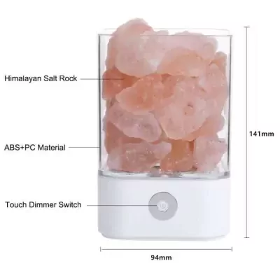 Himalayan Salt Vase Lamp - Standard