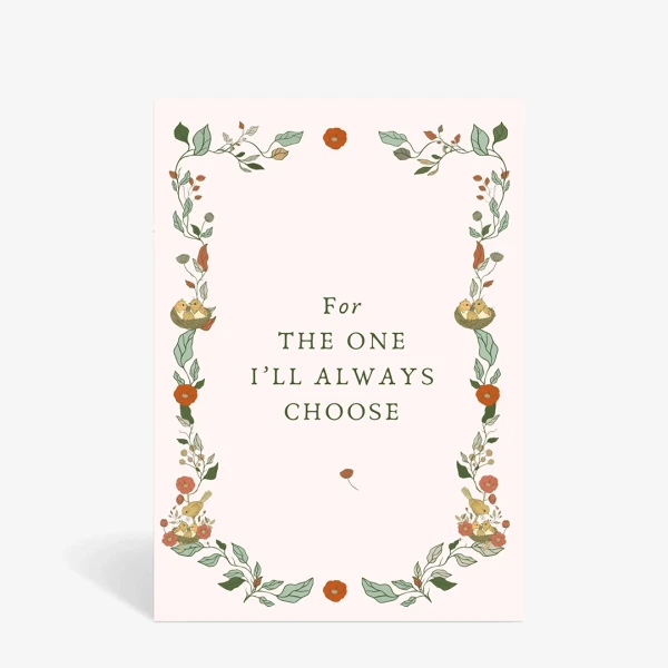 Romantic Greeting Card (The One I'll Always Choose) - Standard