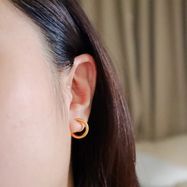 Gold Thin Hoops - Standard