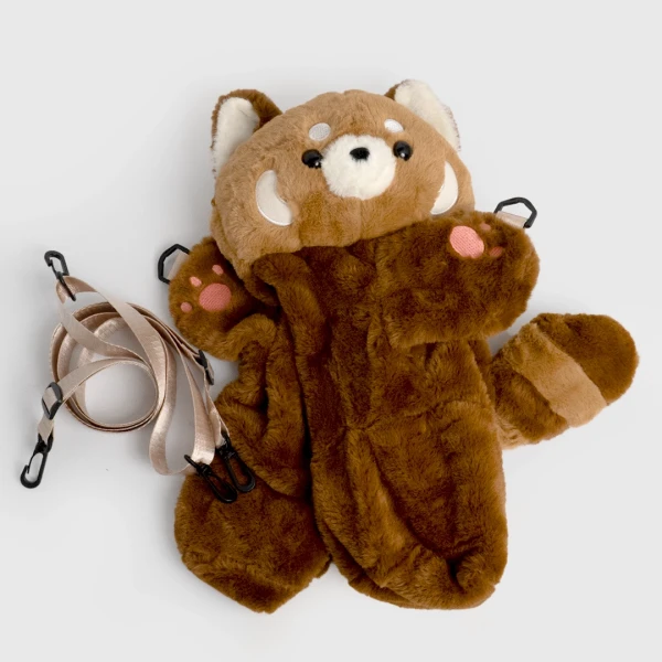 Raccoon Plush Bag - Standard