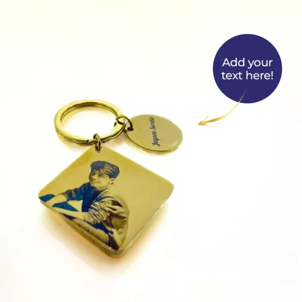 Photo Engraved Personalized Keychain - default