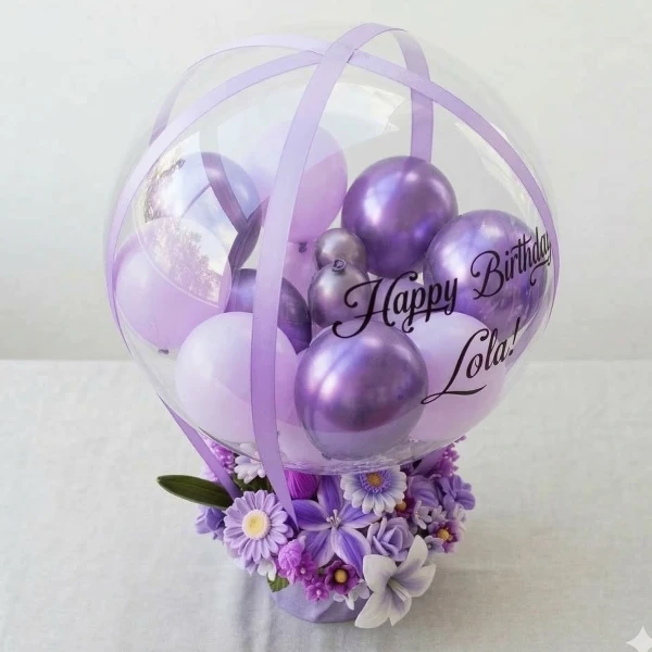 Whimsy Balloon Bloom. - Standard
