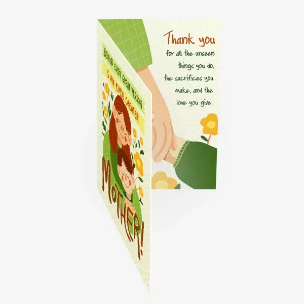 Great Mom Greeting Card - Standard