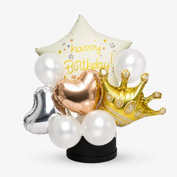 Royal Birthday Balloon Set 1