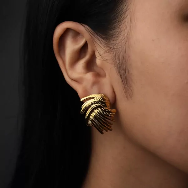 Greek Patterned Earrings - Aphrodite