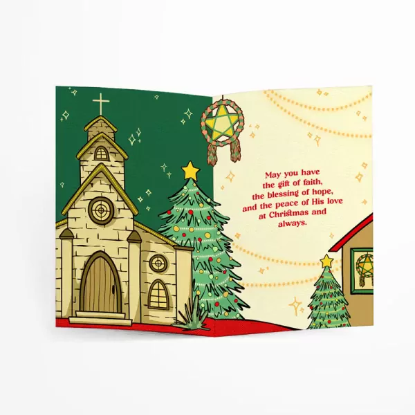 Merry Christmas Greeting Card - default