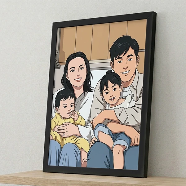 Customized Anime Photo Frame - Standard