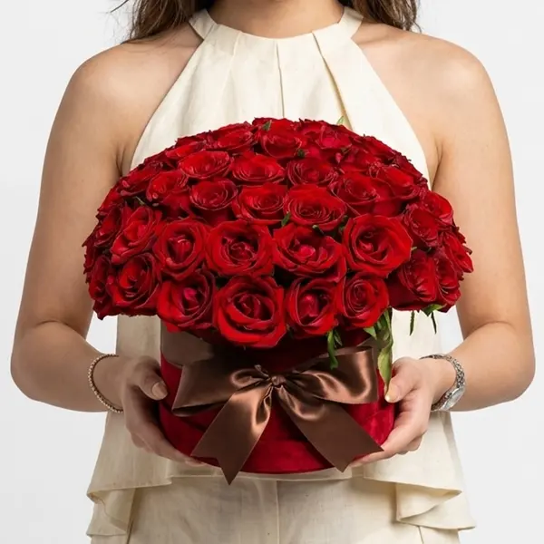 Ruby Bloom (60 Premium Roses) 5