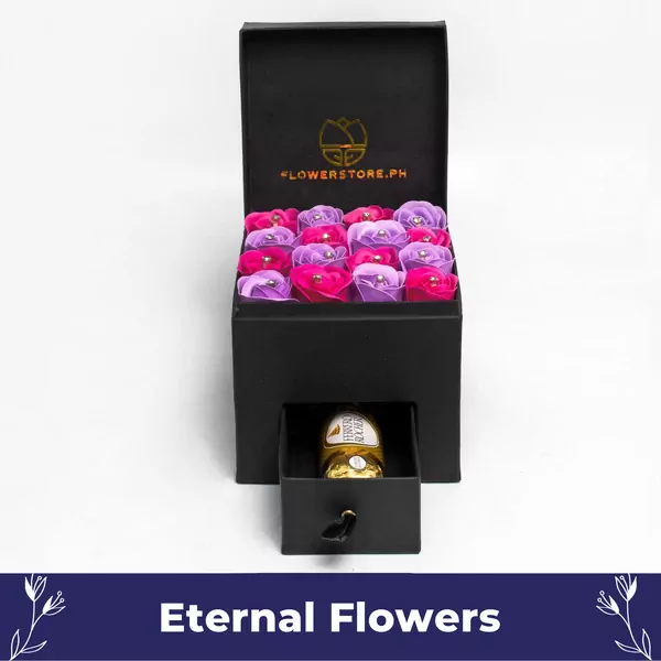 Pink And Lilac Eternal Love Box - Online Gift Delivery - Philippines Online  Flowers - Flowerstore.Ph | Same-Day Flower Delivery