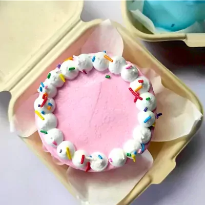 Pastel Dream Bento Cake - Pink Bento - Chocolate
