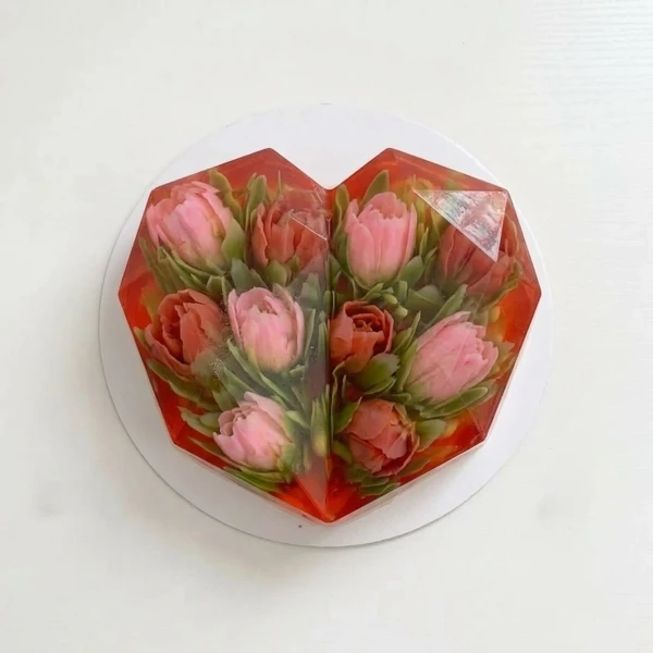 Blooming Sweetheart Jelly Cake - Standard