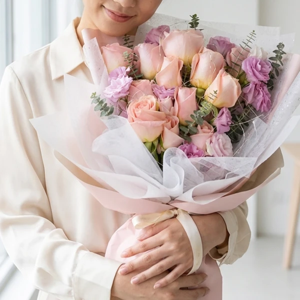 Starlit Grace (12 Ecuadorian Roses) - Standard
