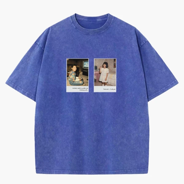 Polaroid Prints Shirt - Blue - S