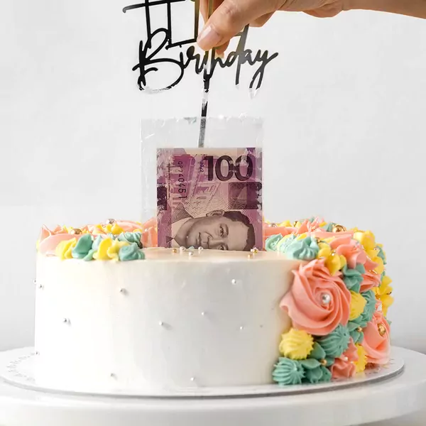 Petals Galore Cake - Money Pulling Cake (Vanilla)