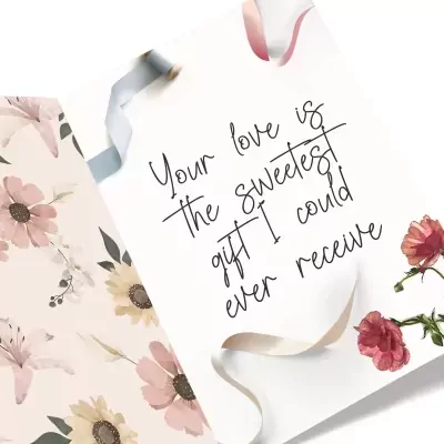 Mom's Sweetest Gift Greeting Card - Standard