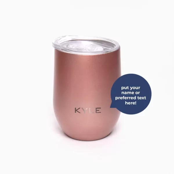 Personalized Egg Mug Tumbler - Pink