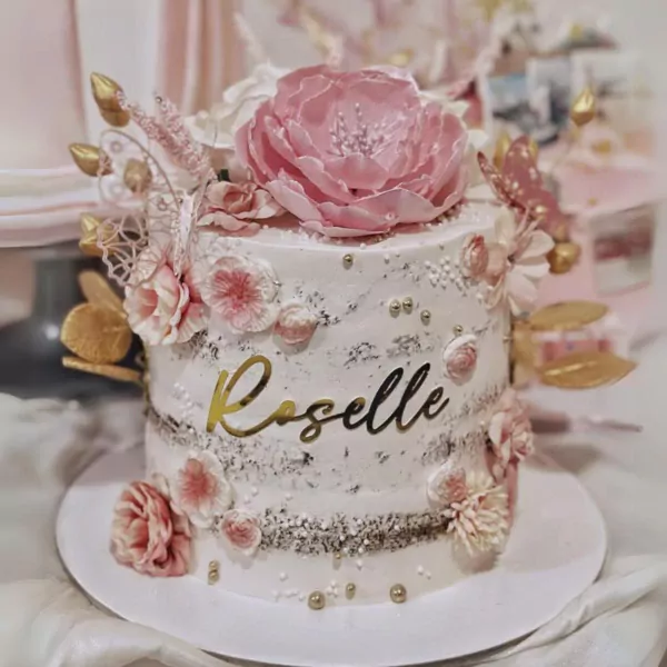 Floral Frenzy Name Cake - default