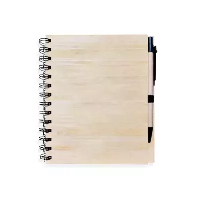 Bamboo Bliss: Personalized Eco-Notes & Craft Pen Combo - With Photo