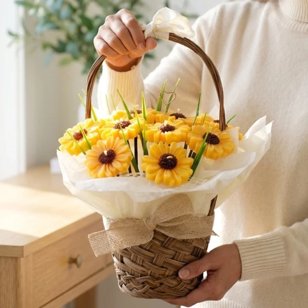 Basket of Sunshine Candle - Standard