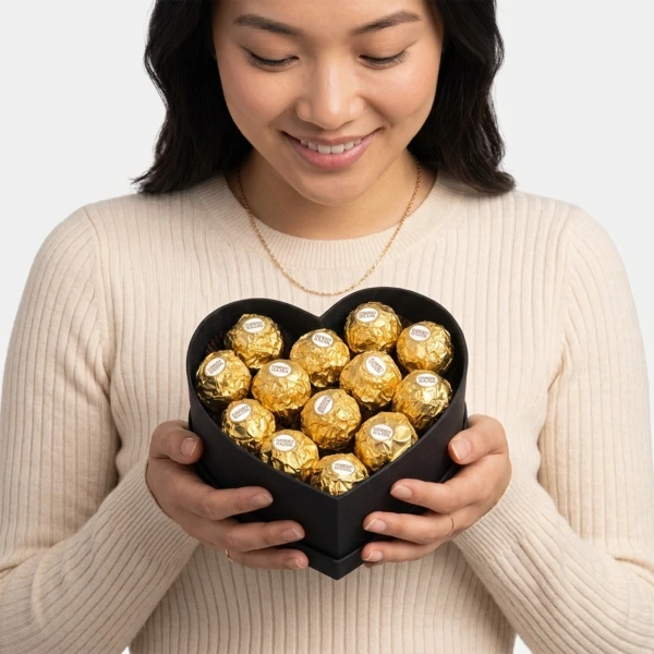 Personalized Ferrero Heart Box - Standard