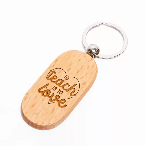 To Teach Is To Love Keychain - default