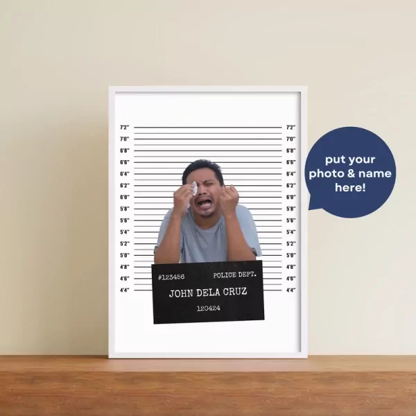 Personalized Funny Mugshot Poster - Standard