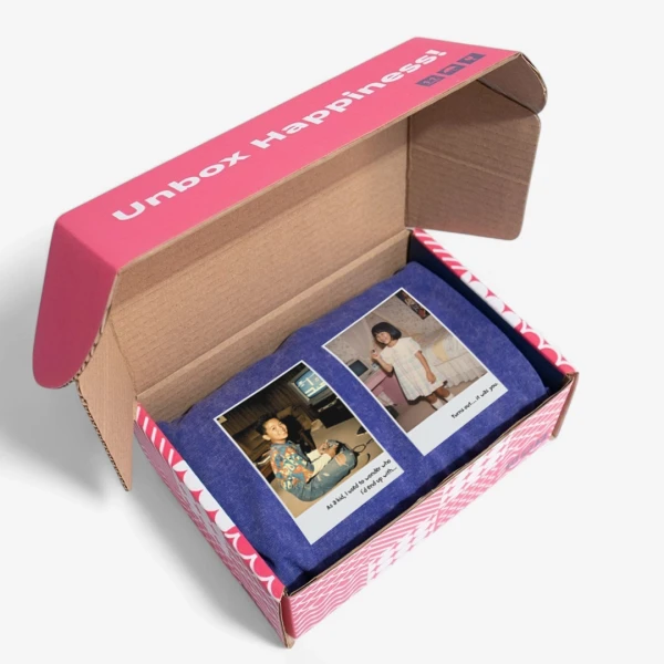 Polaroid Prints Shirt - Blue - S