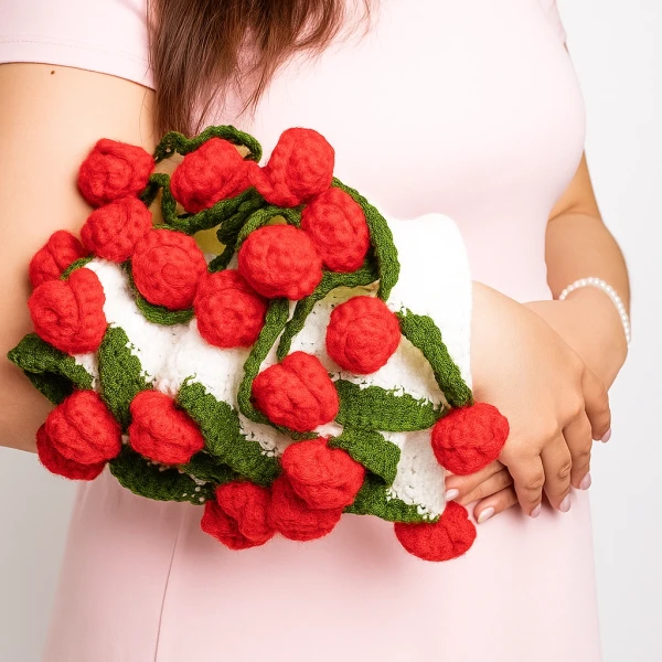 Rose Bouquet Blanket - Standard