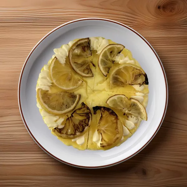 Zesty Lemon Curd Cheesecake - 5 inches