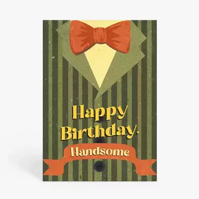 Handsome Birthday Greeting Card - Standard