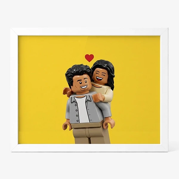 Custom Brick Style Photo Frame - Standard