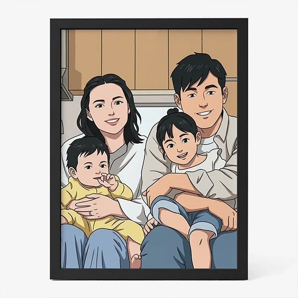 Customized Anime Photo Frame - Standard