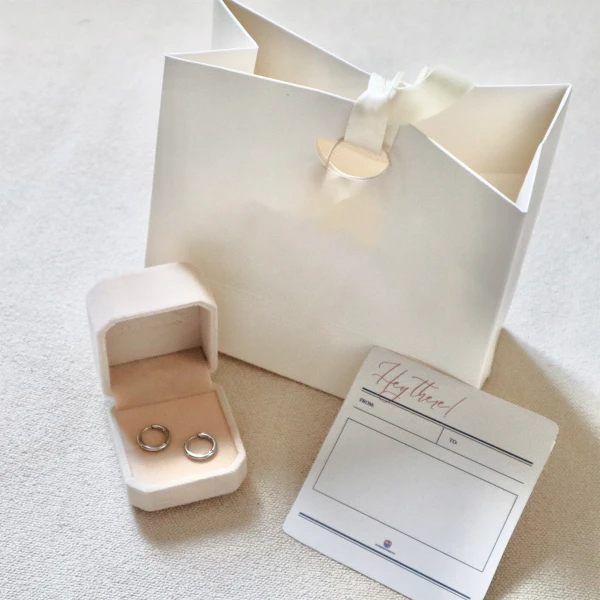 Silver Thin Hoops - Standard